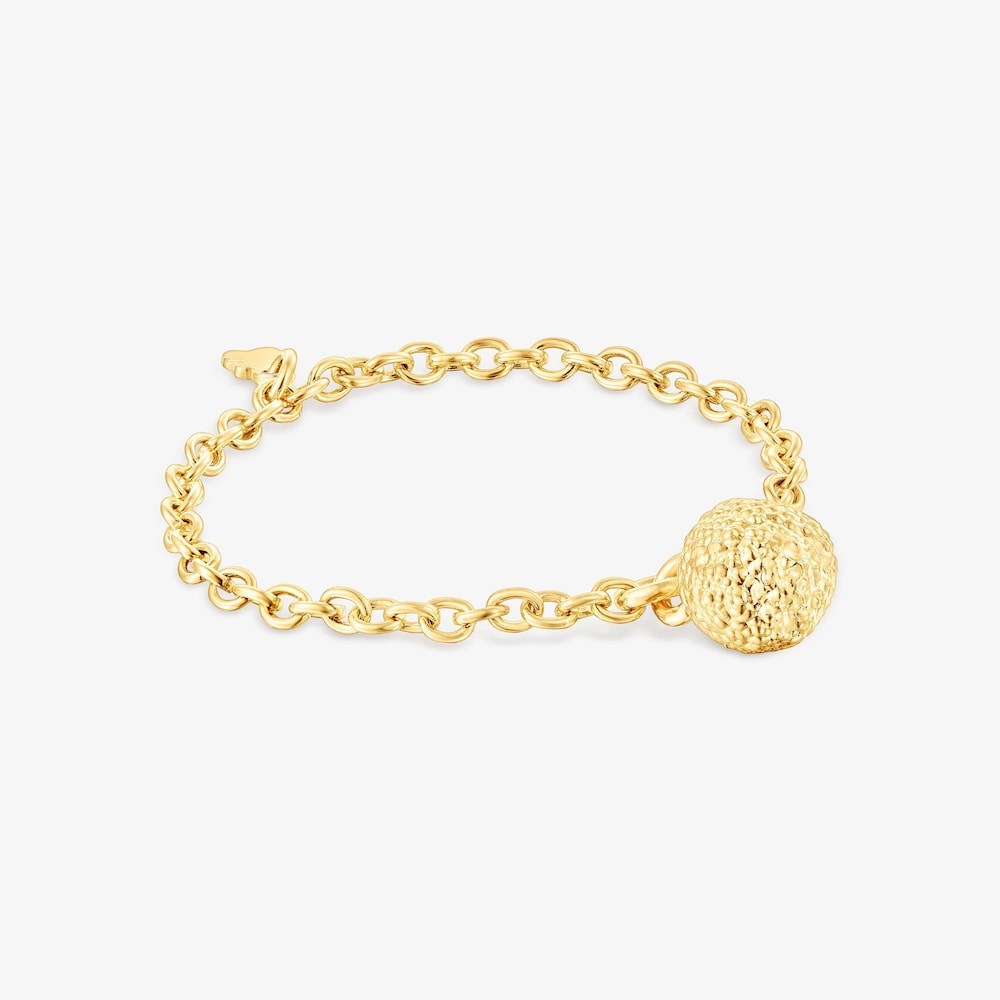 18K Solid Gold Chain ring Sylvan