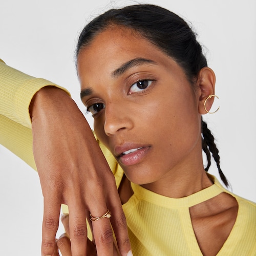 Anillo doble de oro Sylvan