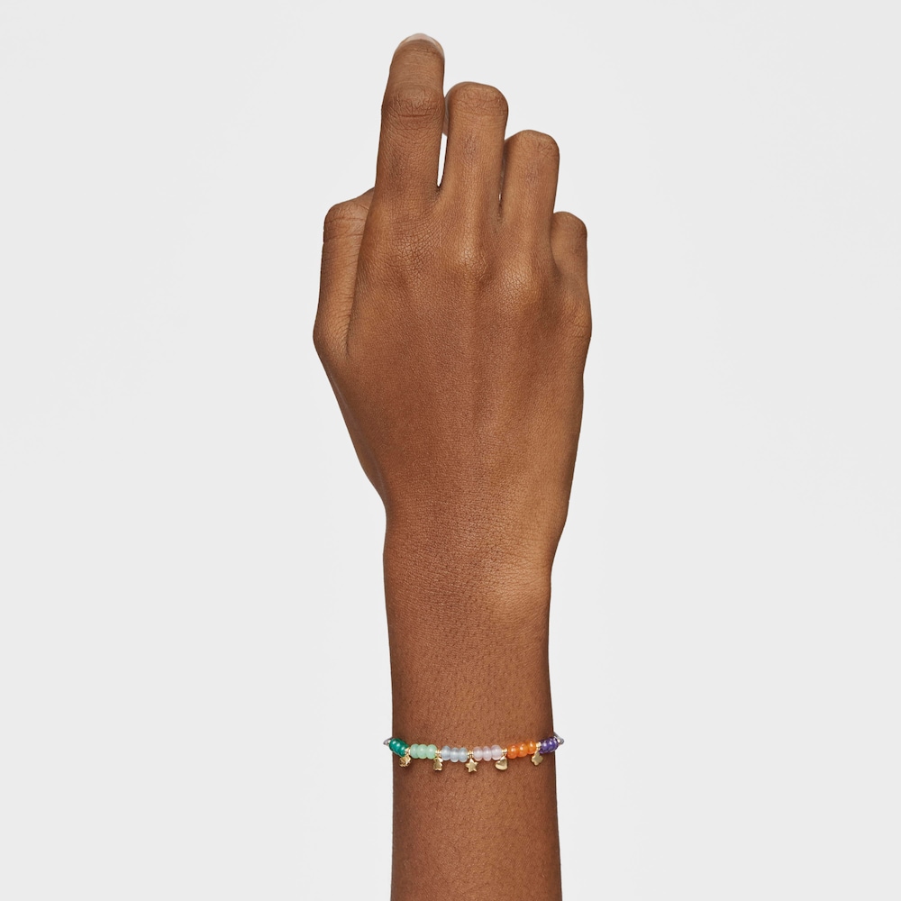 Bracciale in cordino con motivi in oro e calcedonio TOUS Balloon