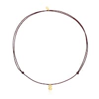 Gold and brown cord Bear necklace TOUS Balloon