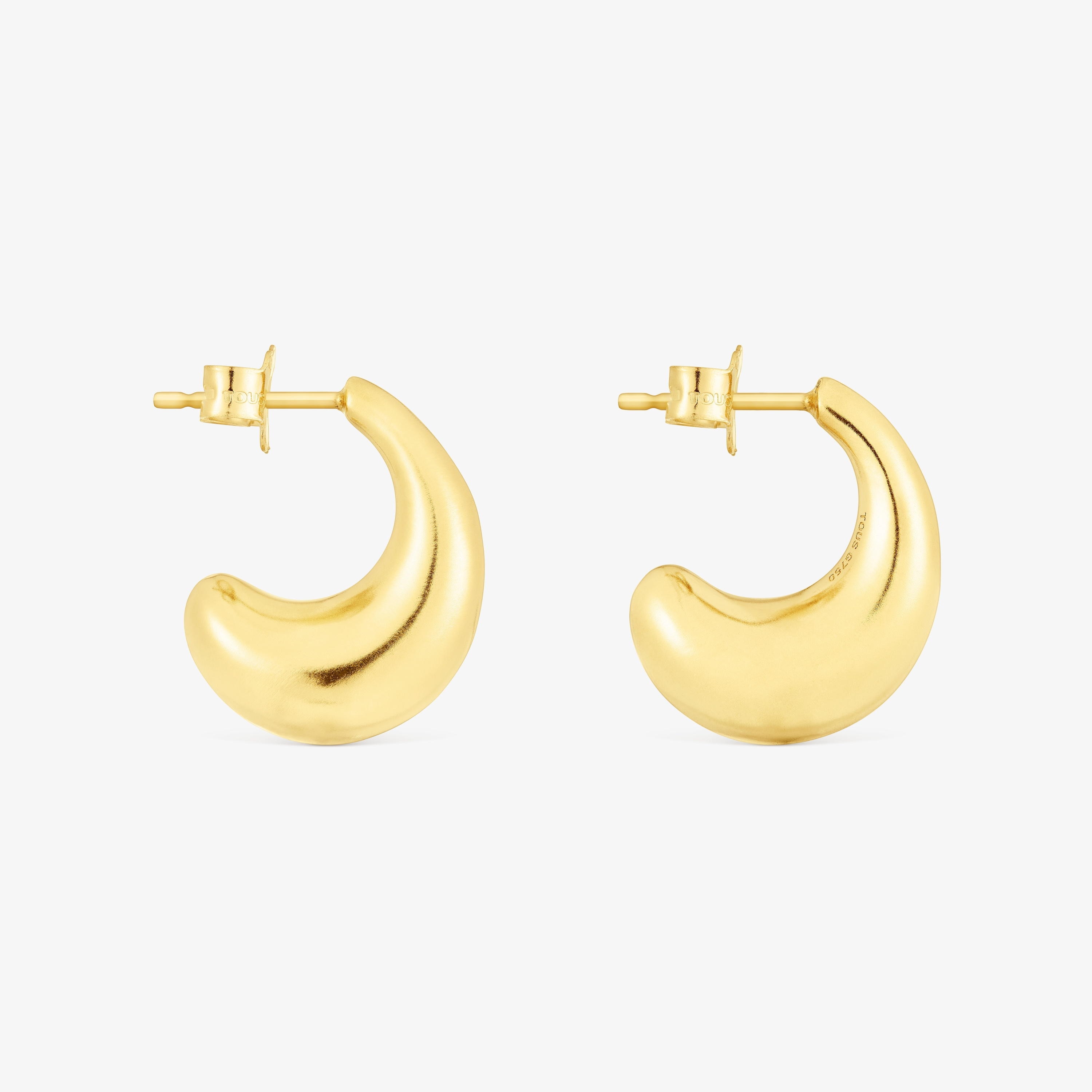 18K Solid Gold Hoop earrings TOUS Balloon