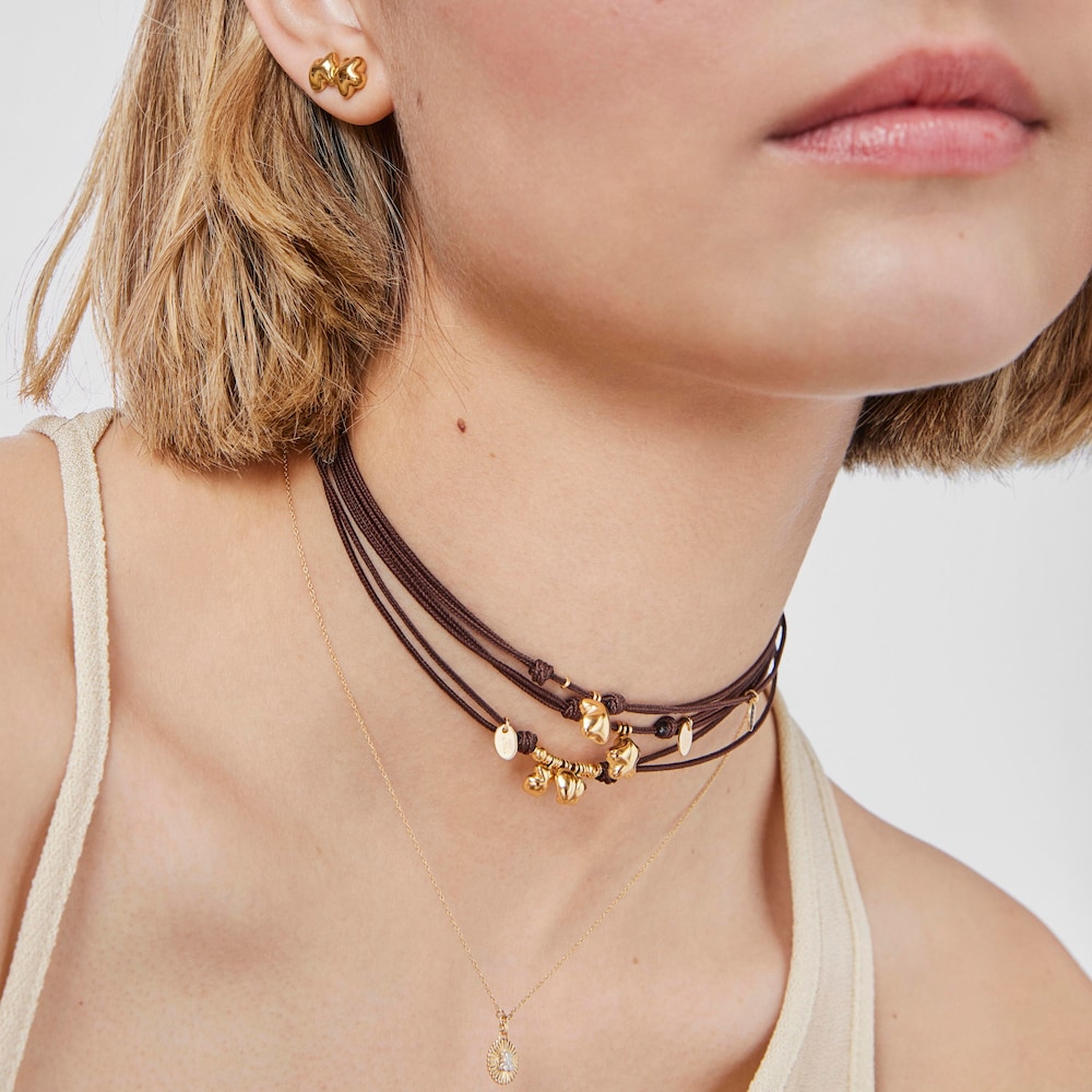 Kolczyki ze złota z motywem kwiatu TOUS Balloon