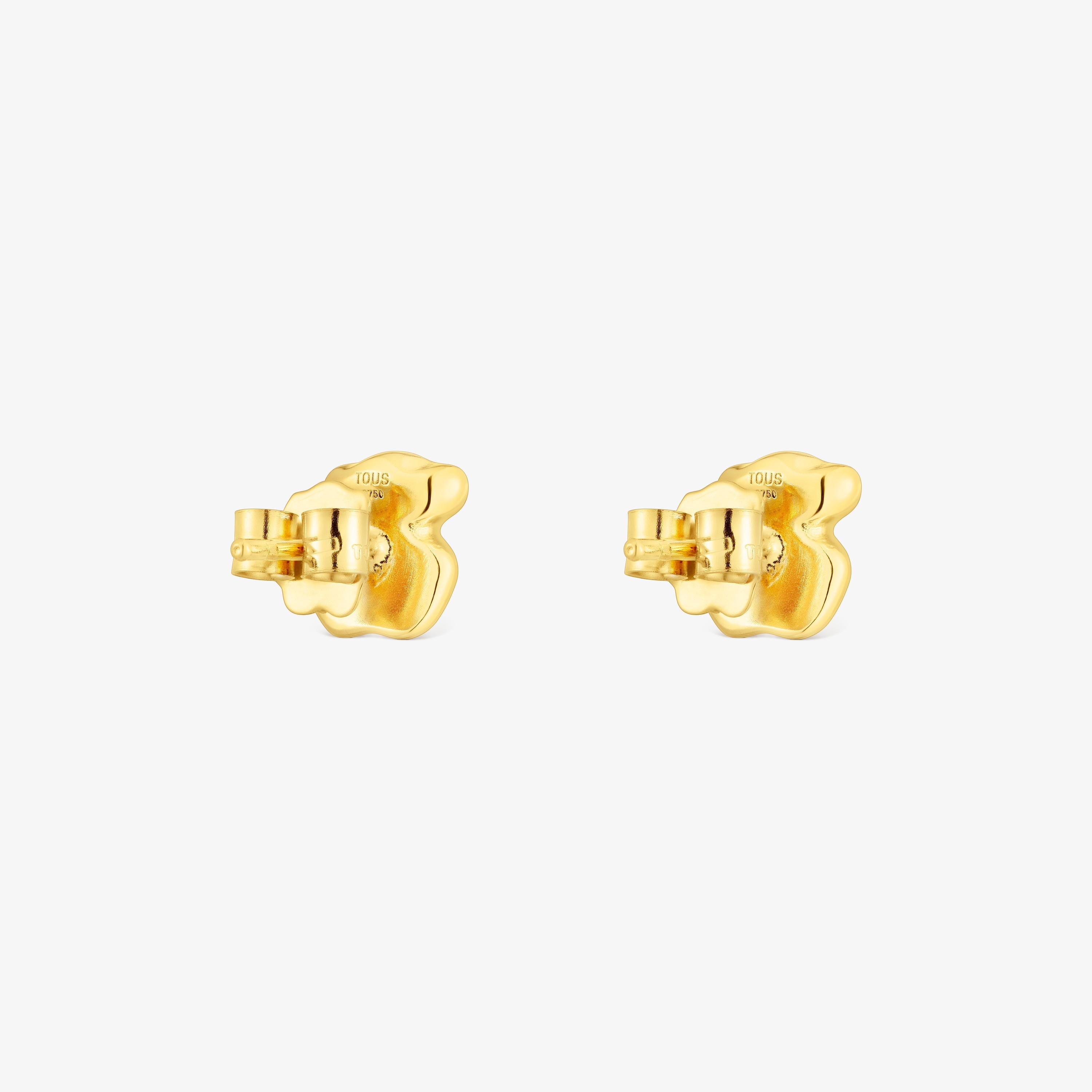 18K Solid Gold Bear earrings TOUS Balloon