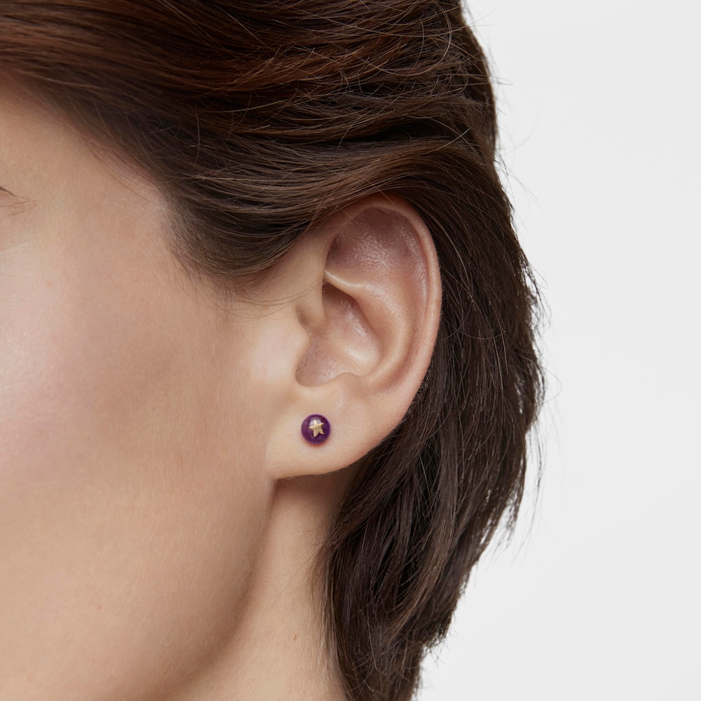 Pendiente suelto estrella de oro y calcedonia TOUS Balloon