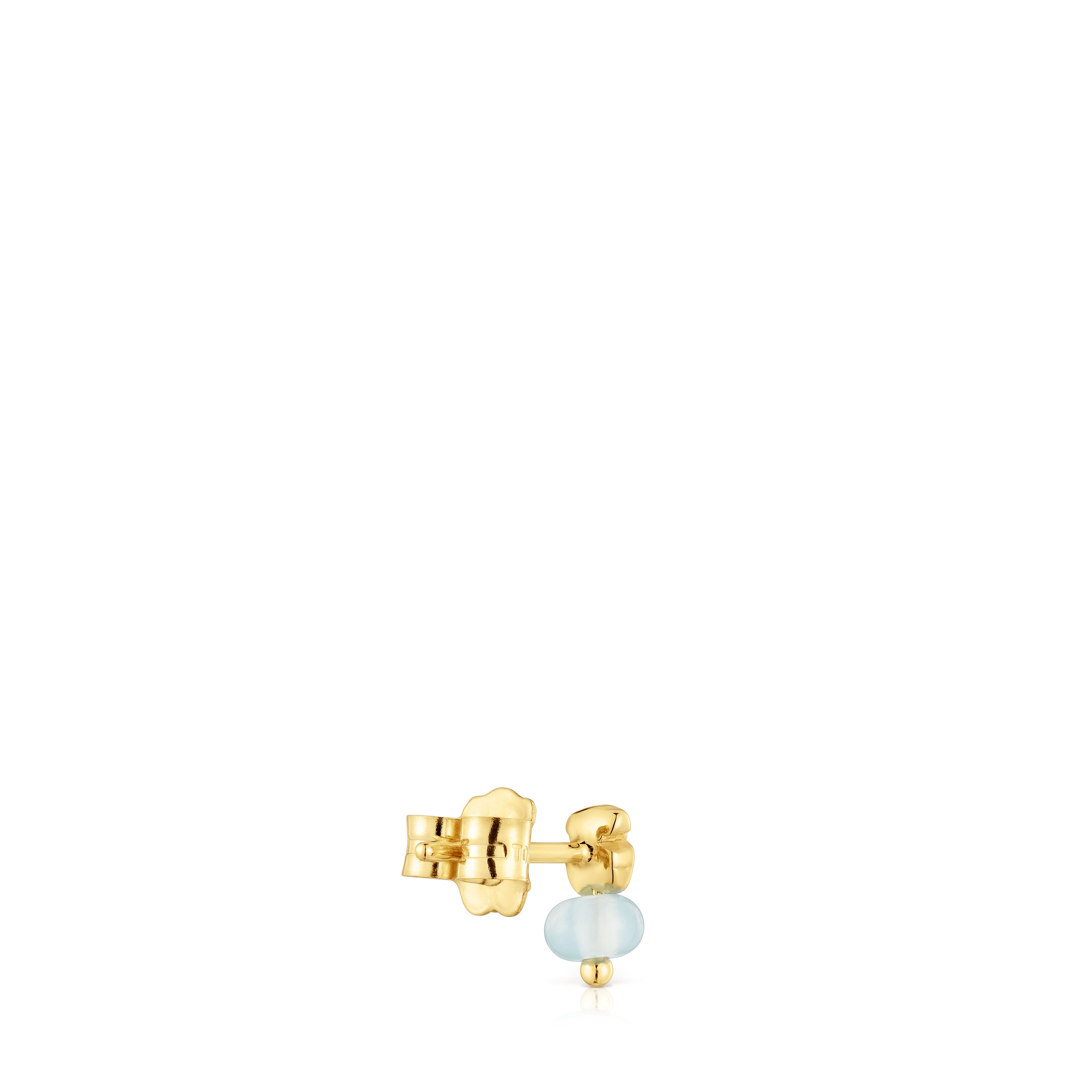 Gold and chalcedony bear Single earringTOUS Balloon