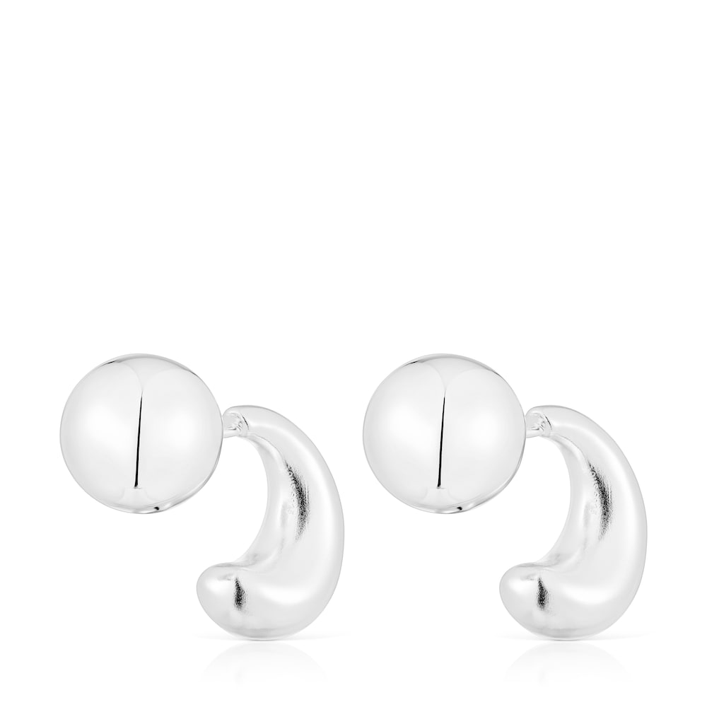 Silver Hoop earrings TOUS Balloon image number 2