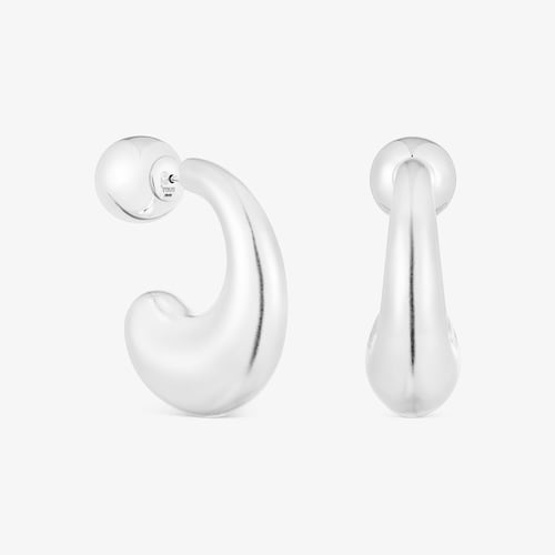 Pendientes aro grandes de plata TOUS Balloon