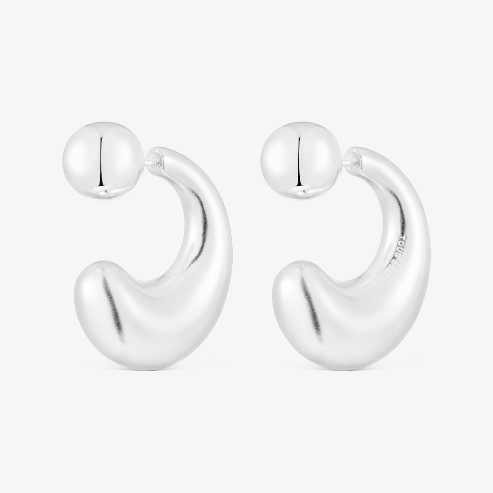 Pendientes aro grandes de plata TOUS Balloon