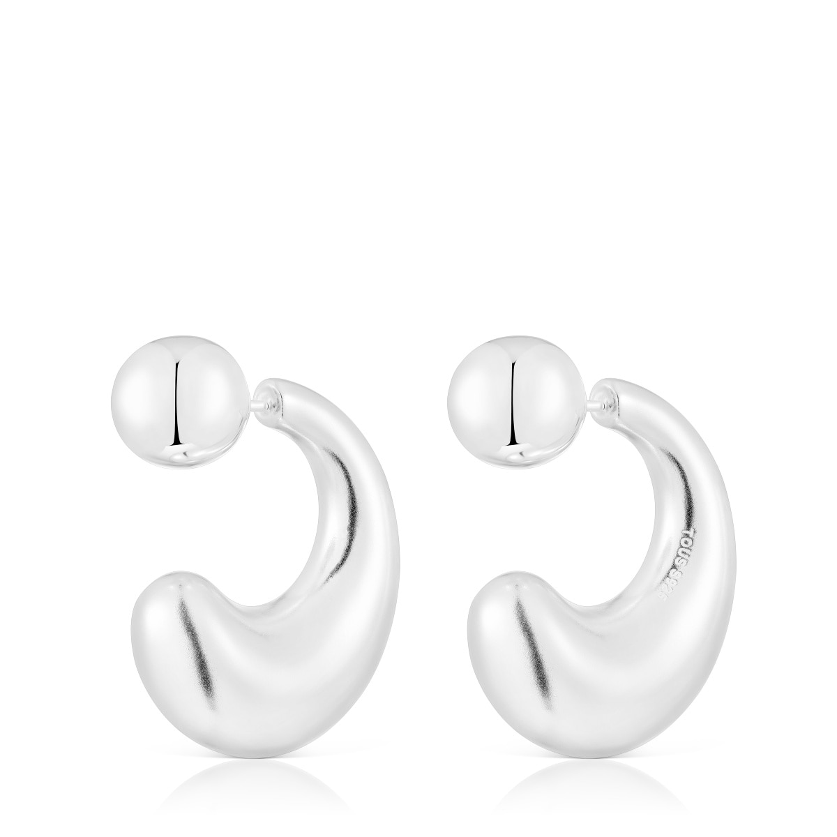 Pendientes aro grandes de plata TOUS Balloon