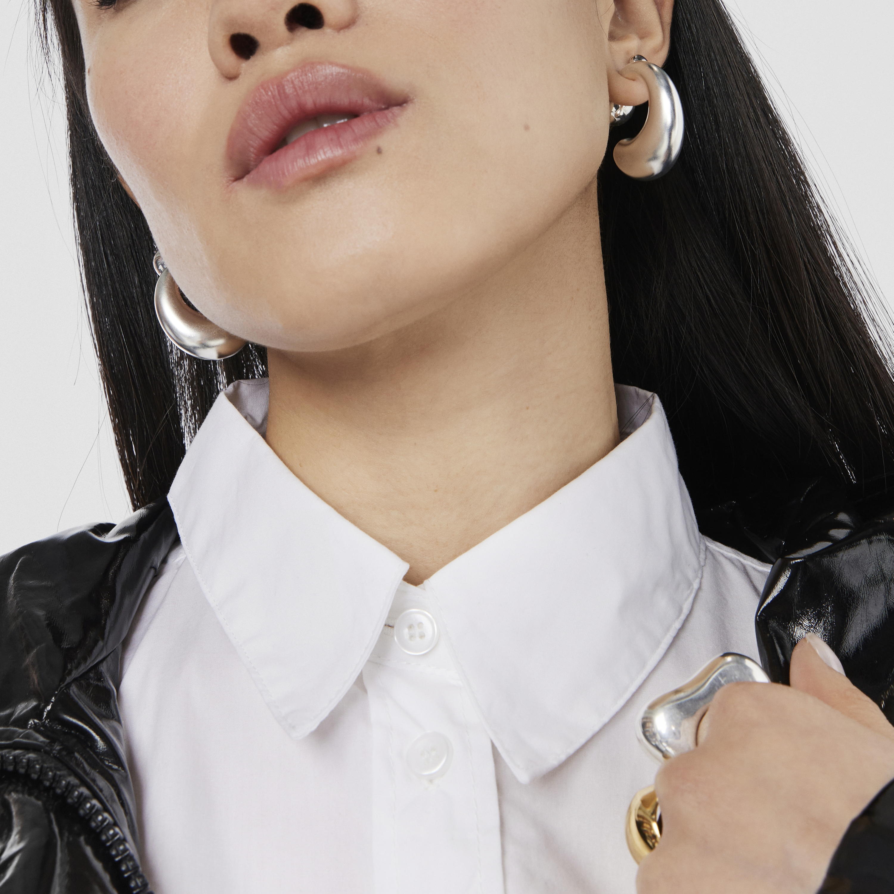 Large silver Hoop earrings TOUS Balloon