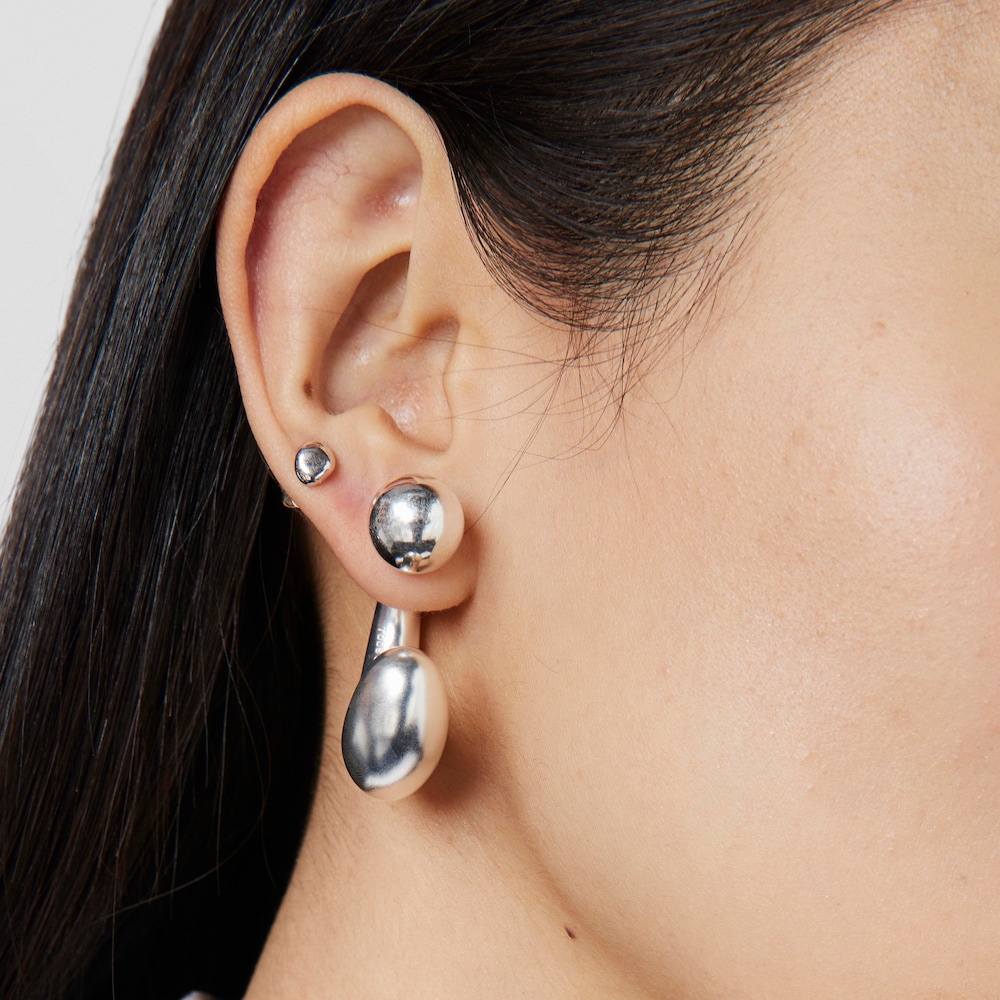 Pendientes aro grandes de plata TOUS Balloon image number 7