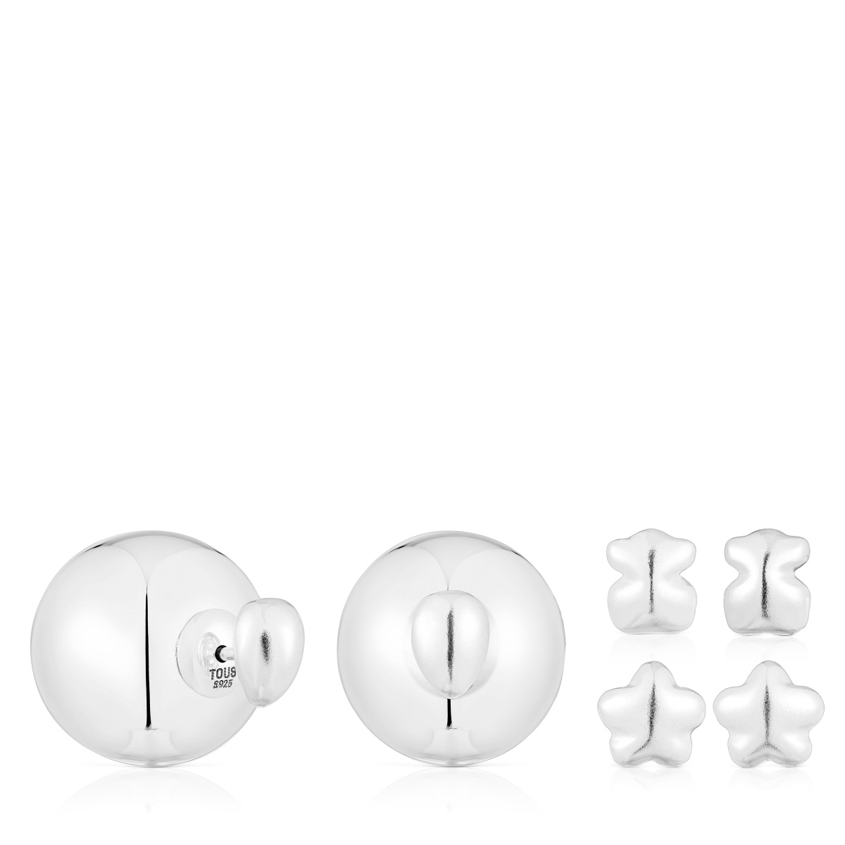 Tous - Pack De Pendientes De Plata Motivos Tous Balloon - Plateado
