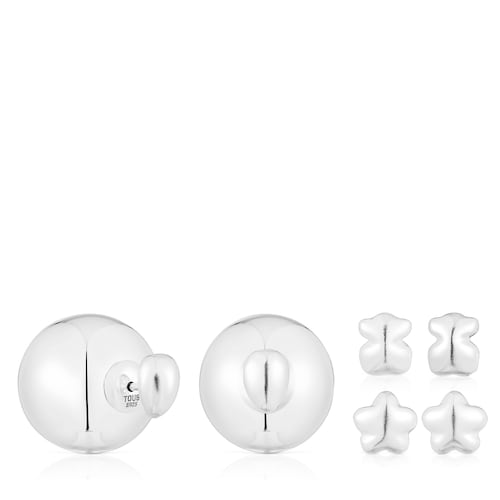 Set of silver motif Earrings TOUS Balloon