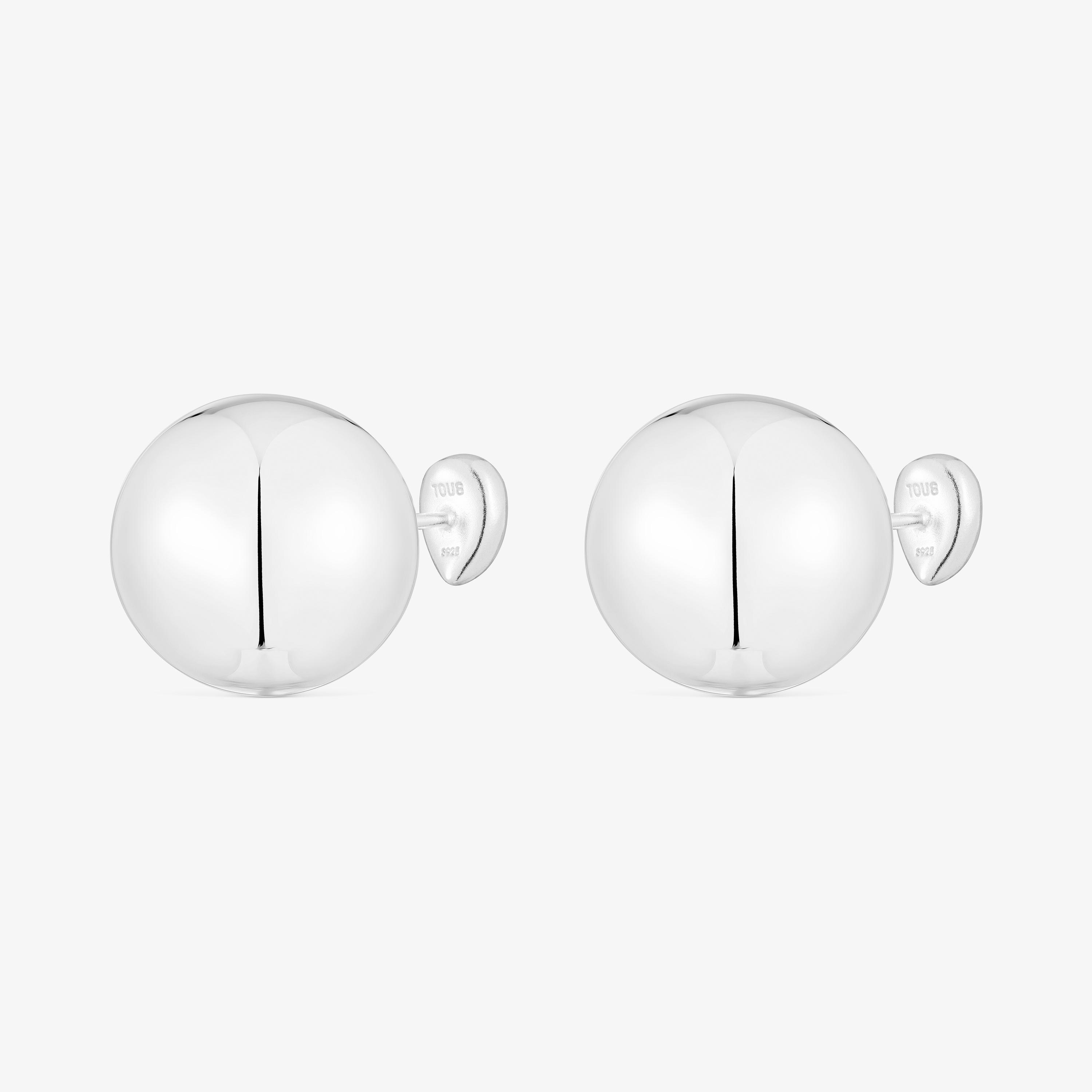 Set of silver motif Earrings TOUS Balloon