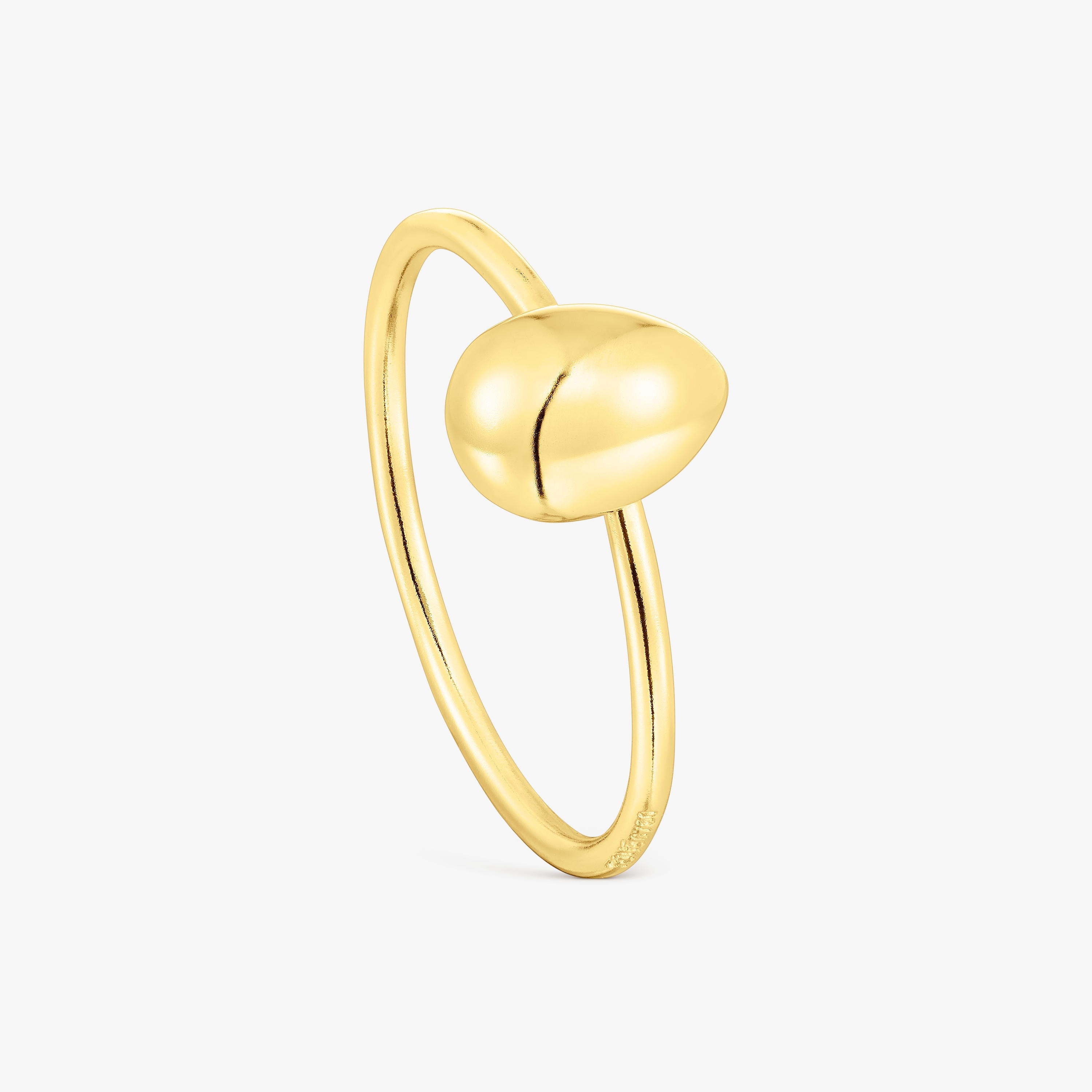 18K Solid Gold Teardrop ring TOUS Balloon