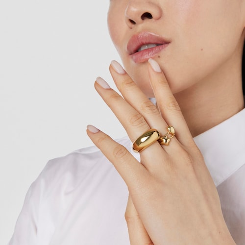Gold Teardrop ring TOUS Balloon