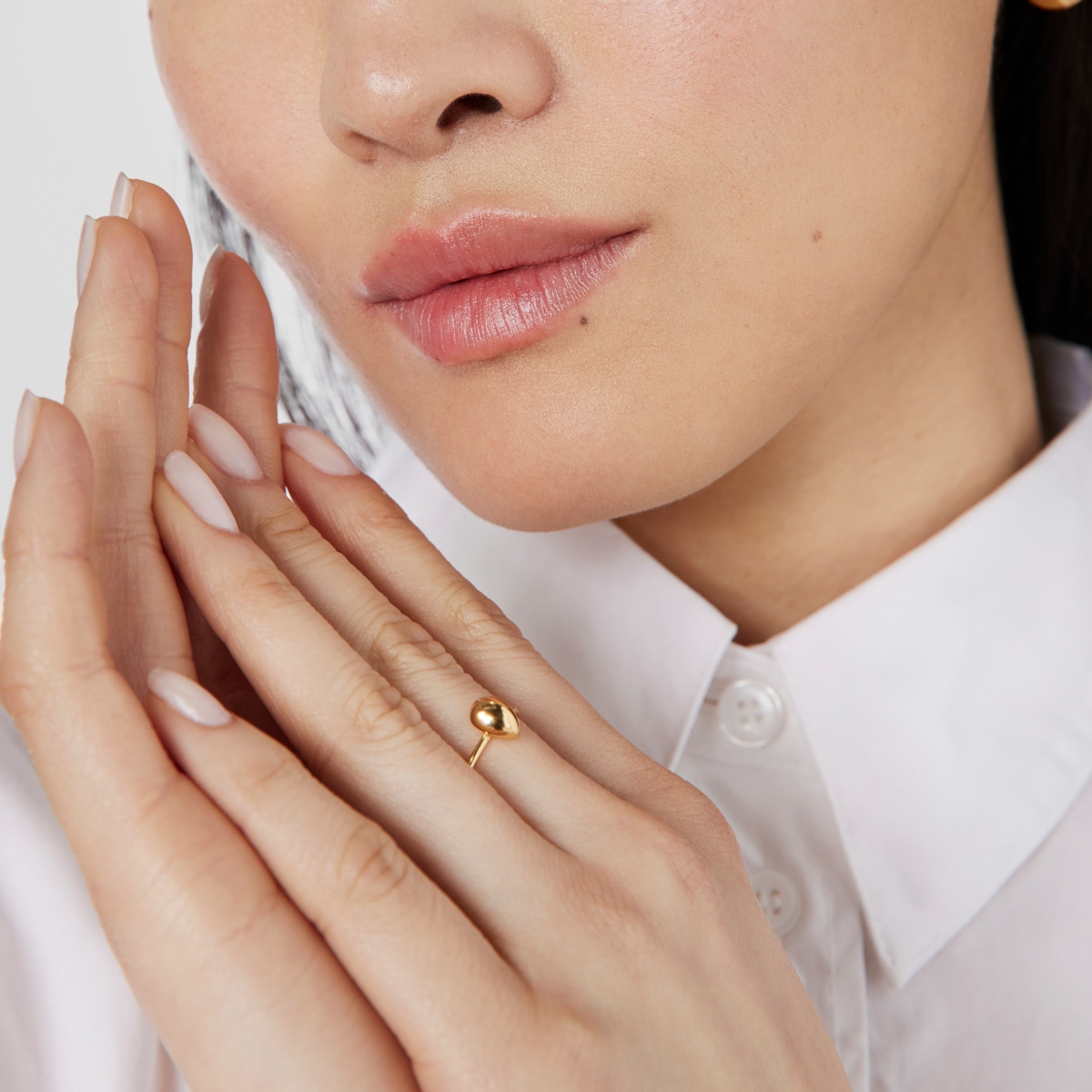 Gold Teardrop ring TOUS Balloon