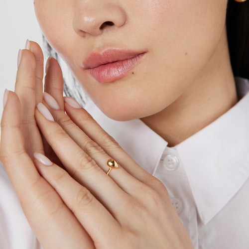 Gold Teardrop ring TOUS Balloon