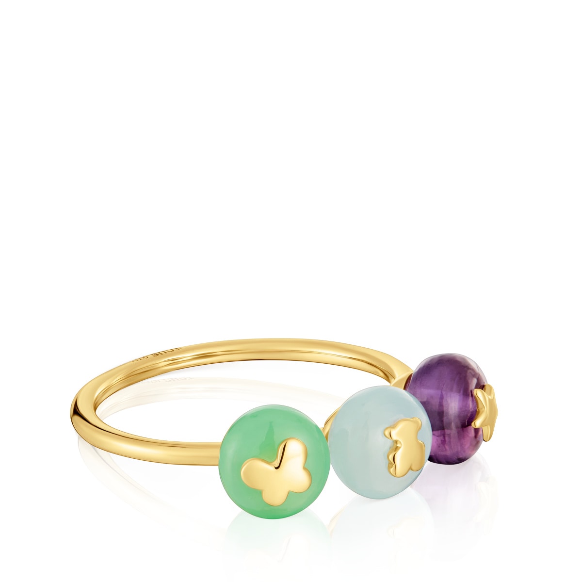 Anillo pequeño de oro y gemas TOUS Balloon