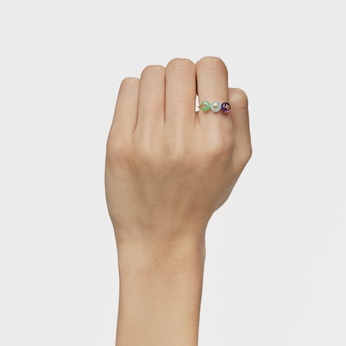 Small gold and gemstones Ring TOUS Balloon