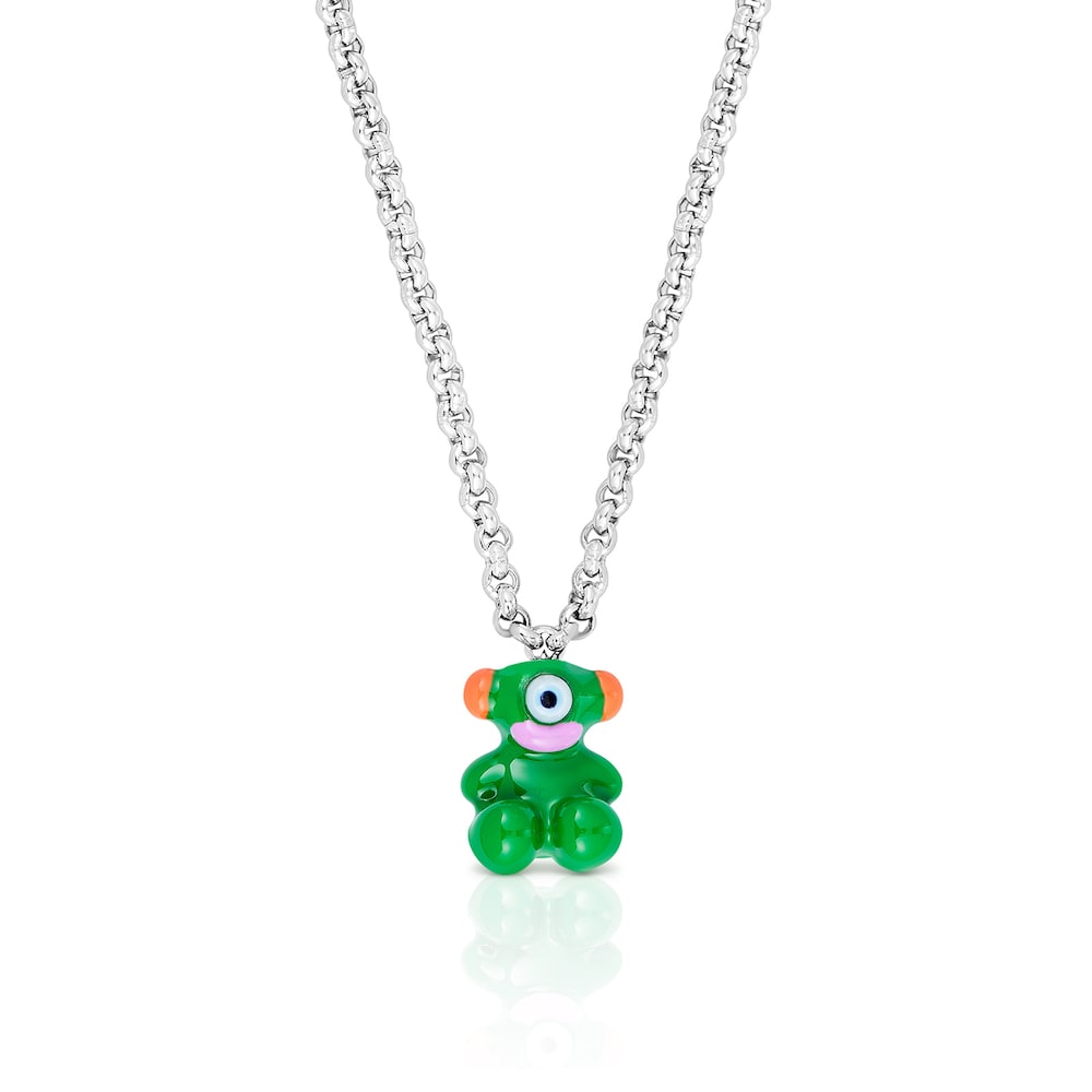 Collar elástico malva con acero y nácar TOUS Instint LEETY Collar elástico malva con acero y nácar TOUS Instint LEETY