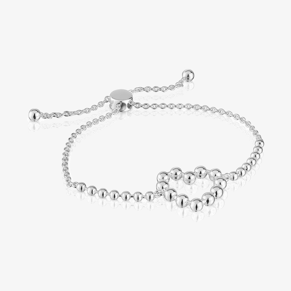 Silver chain heart Bracelet Sugar Party