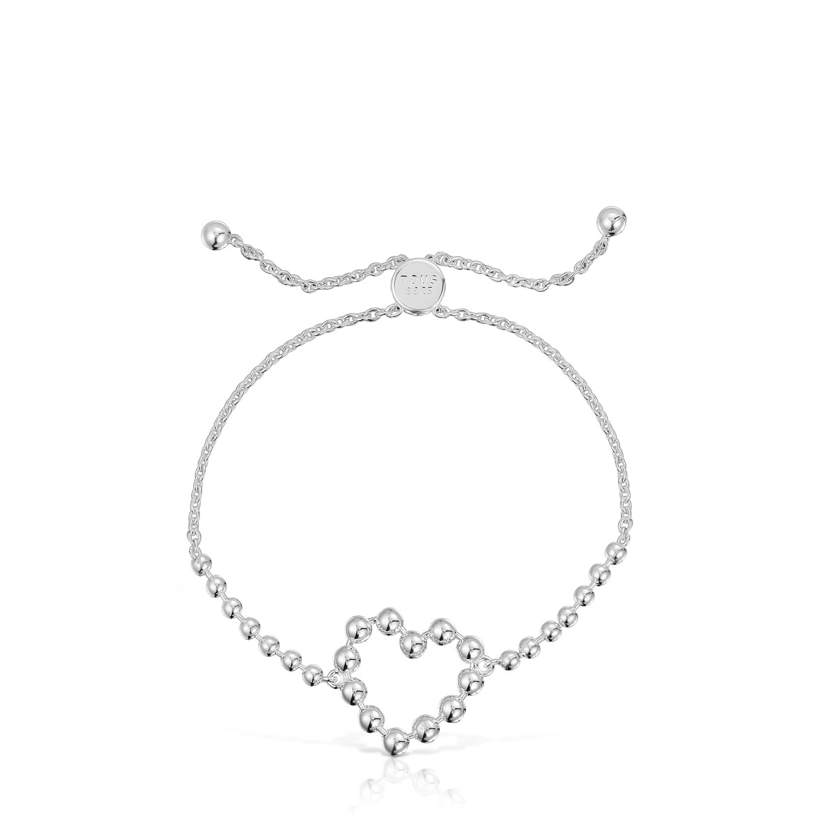 Pulsera cadena de plata corazón Sugar Party image number 1