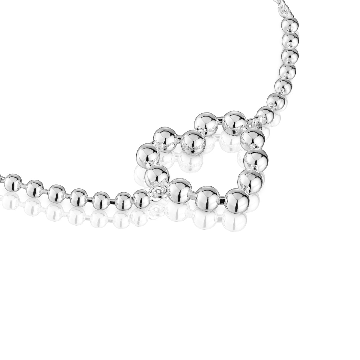 Pulsera cadena de plata corazón Sugar Party image number 2