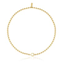 Collar cadena con baño de oro 18 kt sobre plata Sugar Party