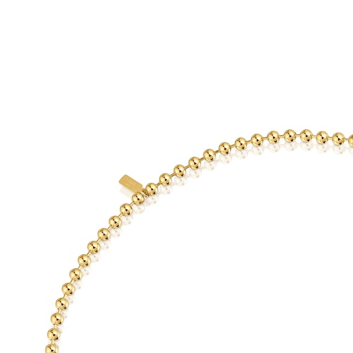 Collar cadena con baño de oro 18 kt sobre plata Sugar Party