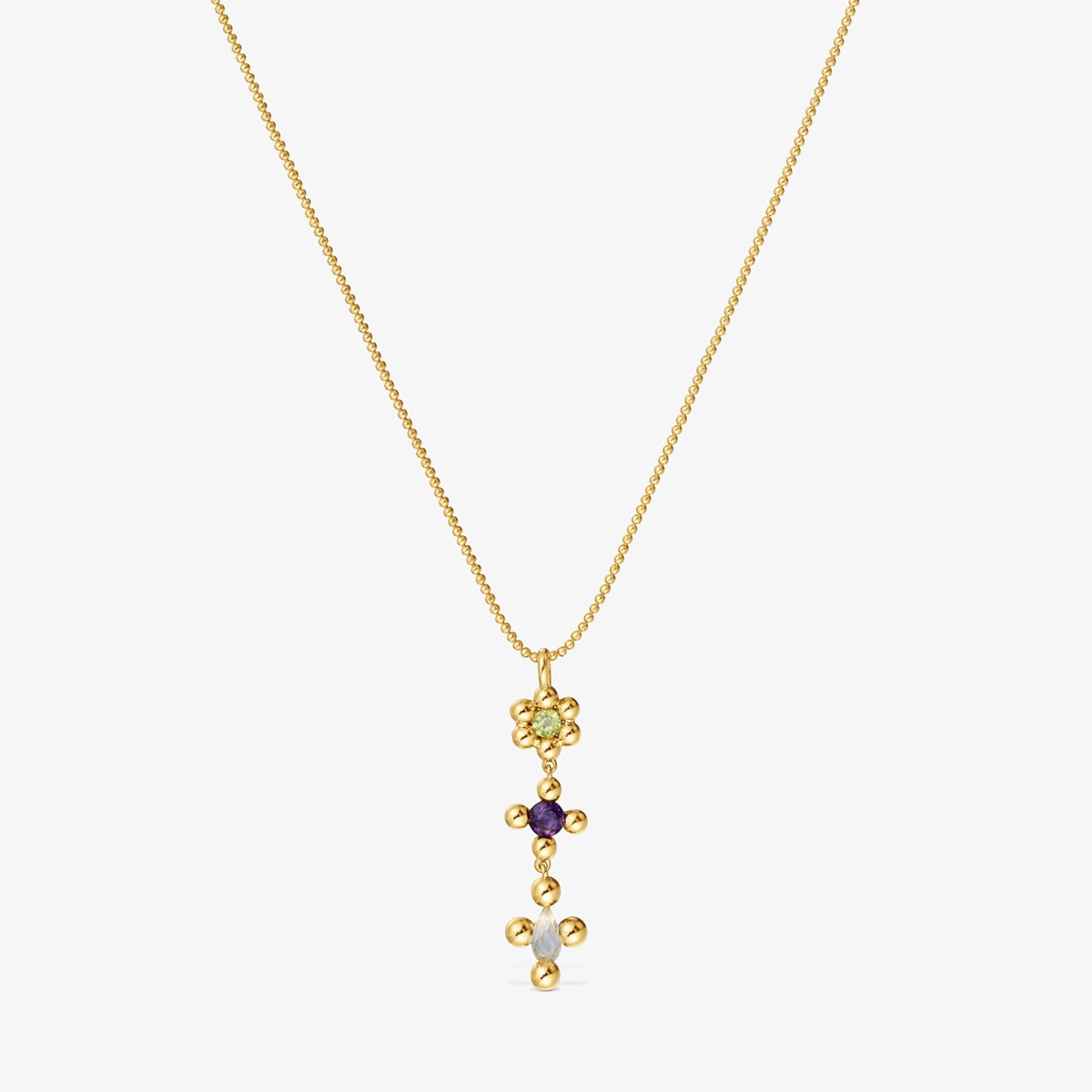 Tous - Collar Corto Con Baño De Oro 18 Kt Sobre Plata Y Gemas Sugar Party - Multi