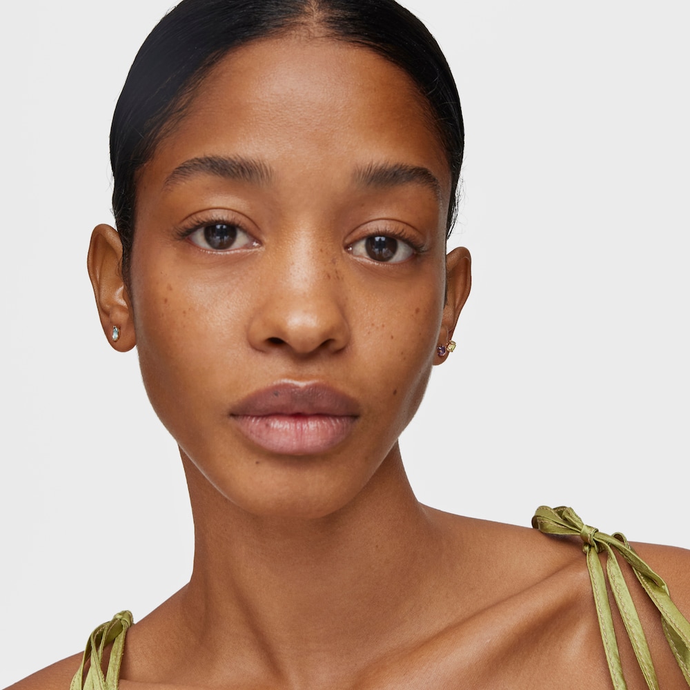 Sada mal&yacute;ch N&aacute;u&scaron;nic ze stř&iacute;bra pozlacen&eacute;ho 18kar&aacute;tov&yacute;m zlatem s&nbsp;drah&yacute;mi kameny Sugar Party