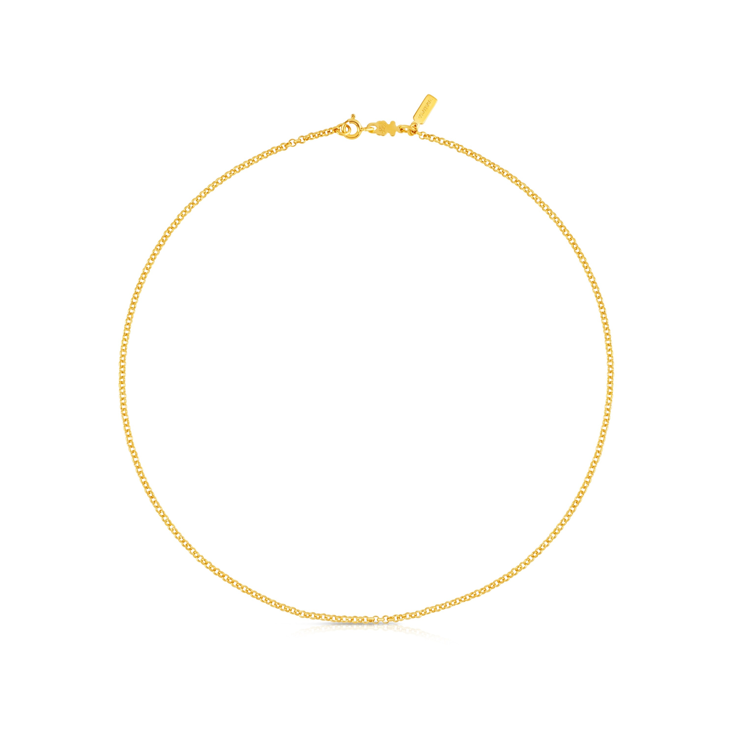 18K gold vermeil TOUS Chain Choker 45cm.