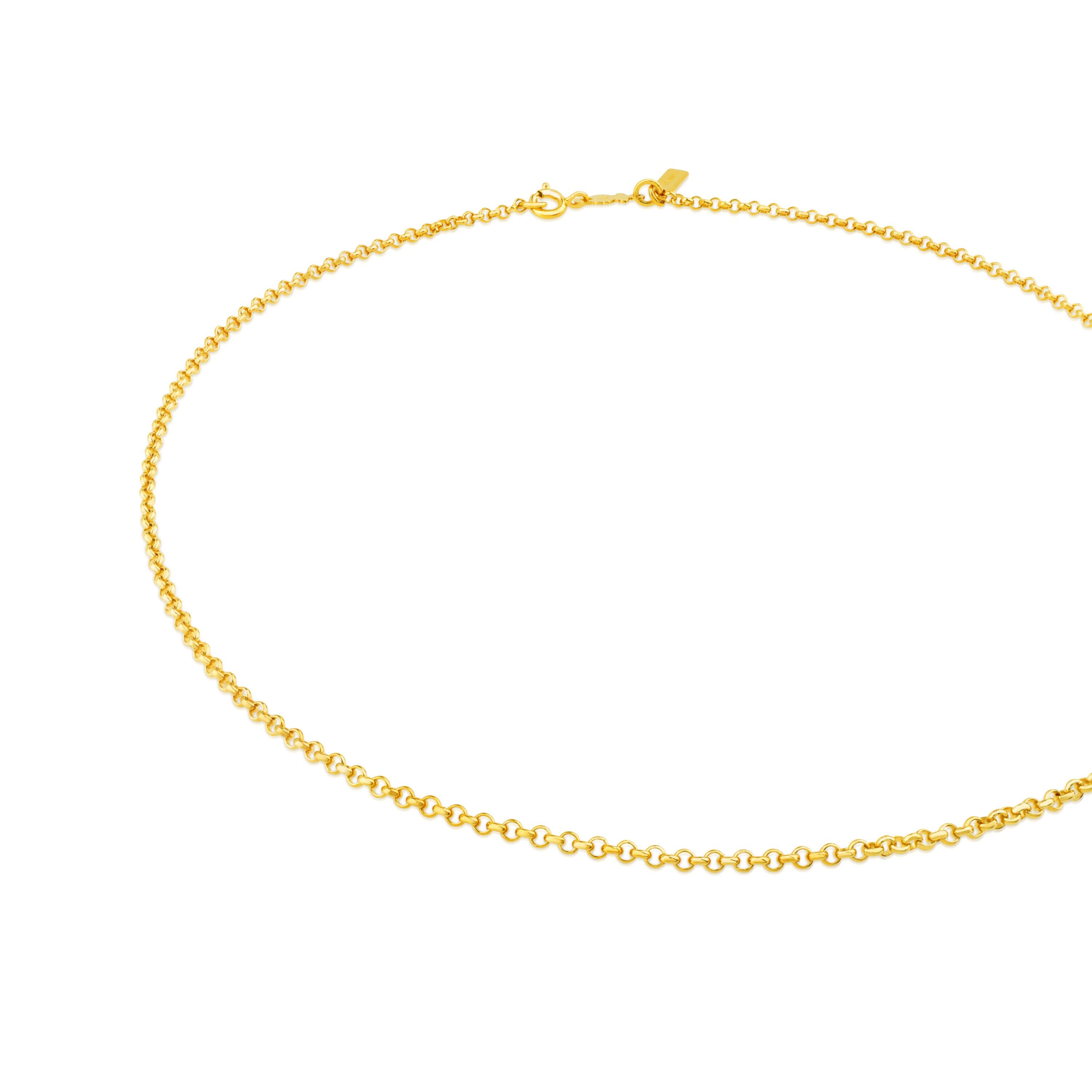 Vermeil Silver TOUS Chain Choker 45cm.