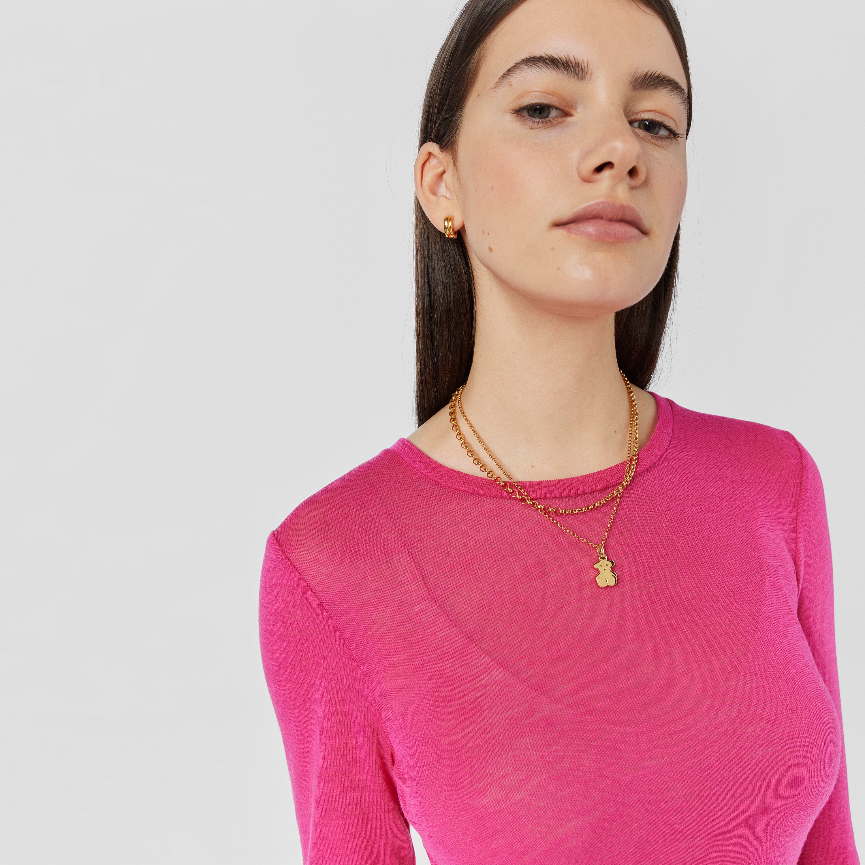 18K gold vermeil TOUS Chain Choker 45cm.