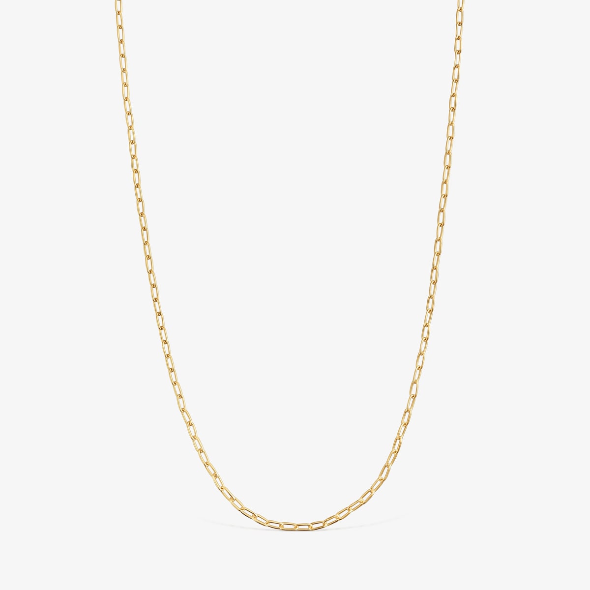 Tous - Gargantilla Con Baño De Oro De 18 Kt Sobre Plata Con Anillas Ovales 50 Cm Tous Basics - Dorado