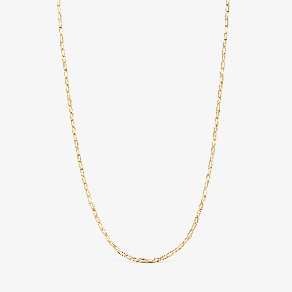 Choker with 18K gold vermeil and oval rings measuring 50&nbsp;cm TOUS Basics