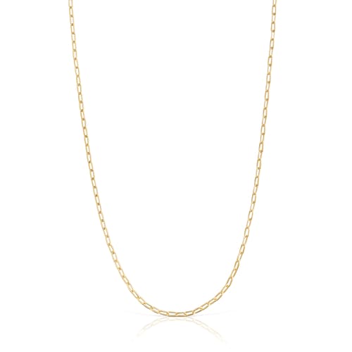 Choker with 18kt gold plating over silver and oval rings measuring 50 cm TOUS Basics