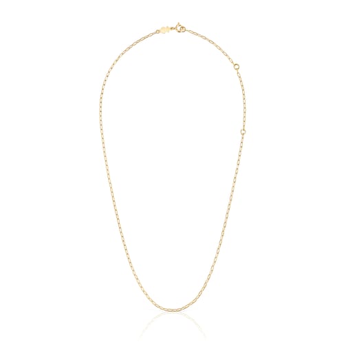Choker with 18kt gold plating over silver and oval rings measuring 50 cm TOUS Basics