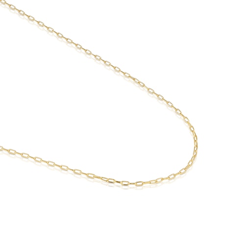 Choker with 18kt gold plating over silver and oval rings measuring 50 cm TOUS Basics
