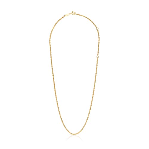 Cord Choker with 18kt gold plating over silver measuring 50 cm TOUS Basics