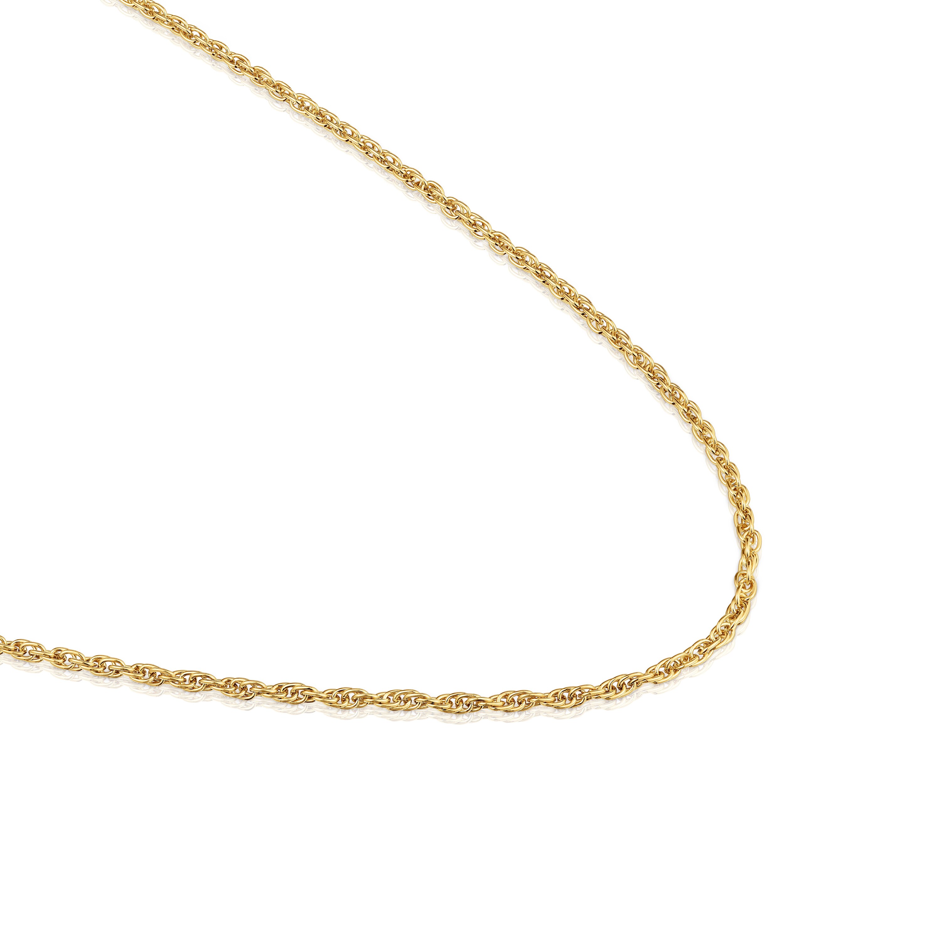 Cord Choker with 18kt gold plating over silver measuring 50 cm TOUS Basics