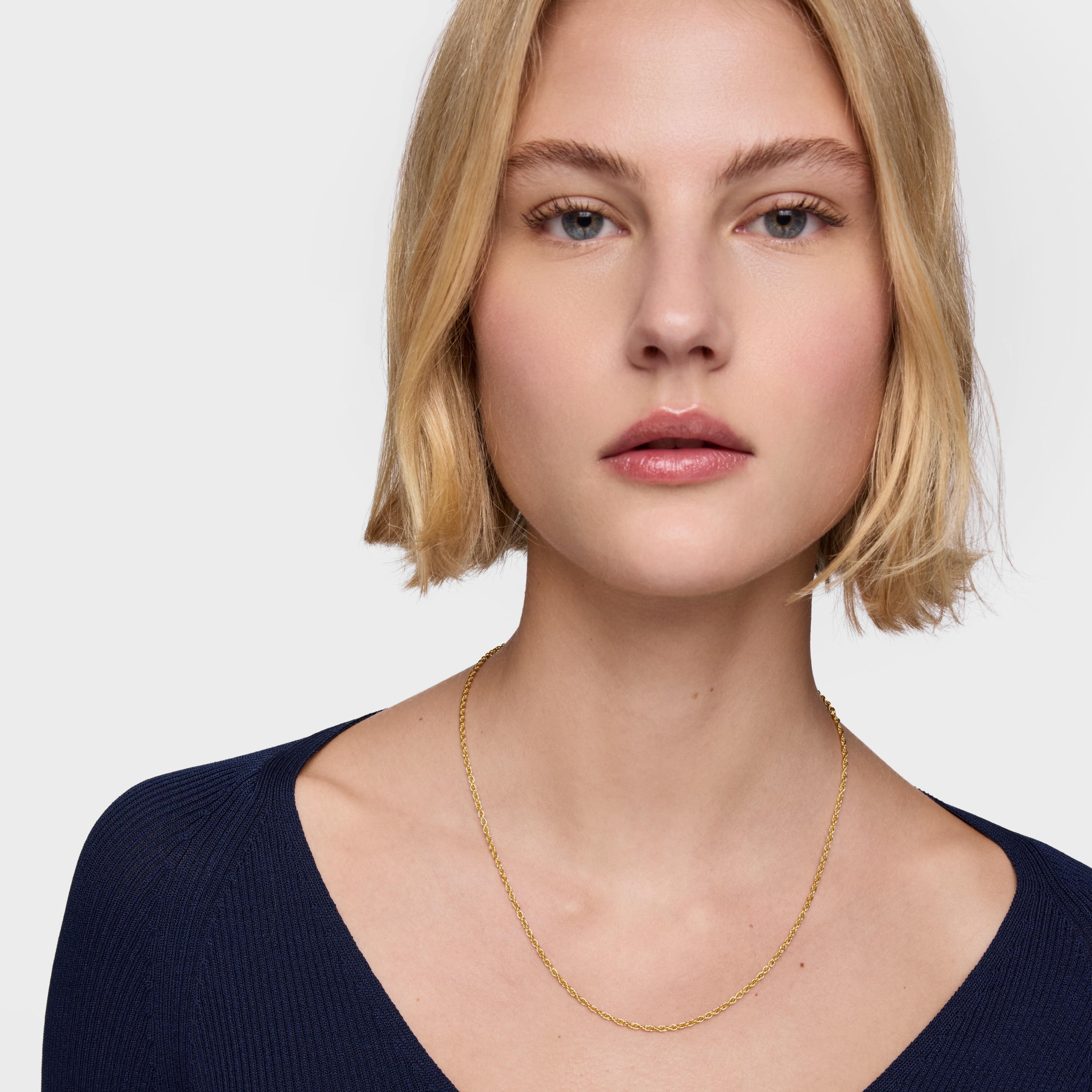 Cord Choker with 18kt gold plating over silver measuring 50 cm TOUS Basics