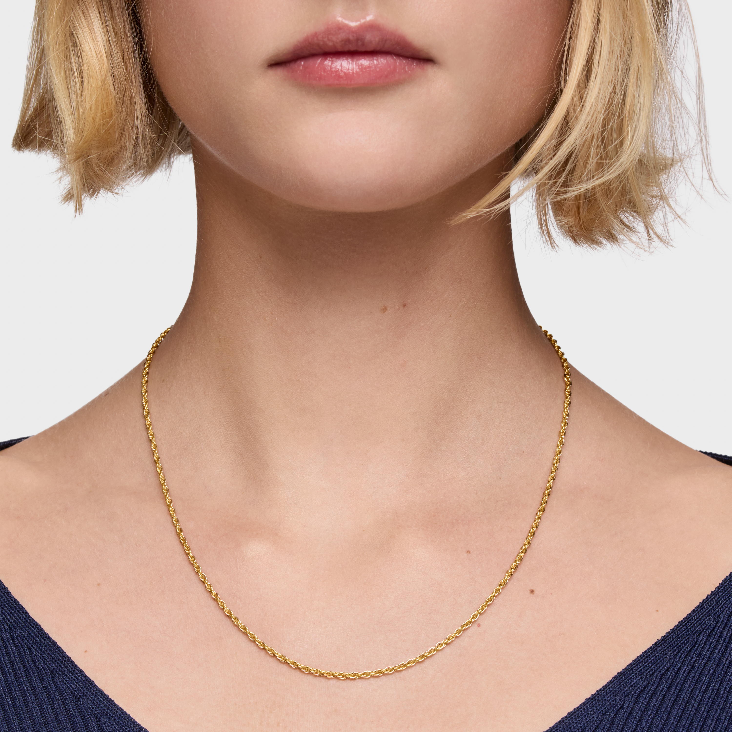 Cord Choker with 18K gold vermeil measuring 50 cm TOUS Basics