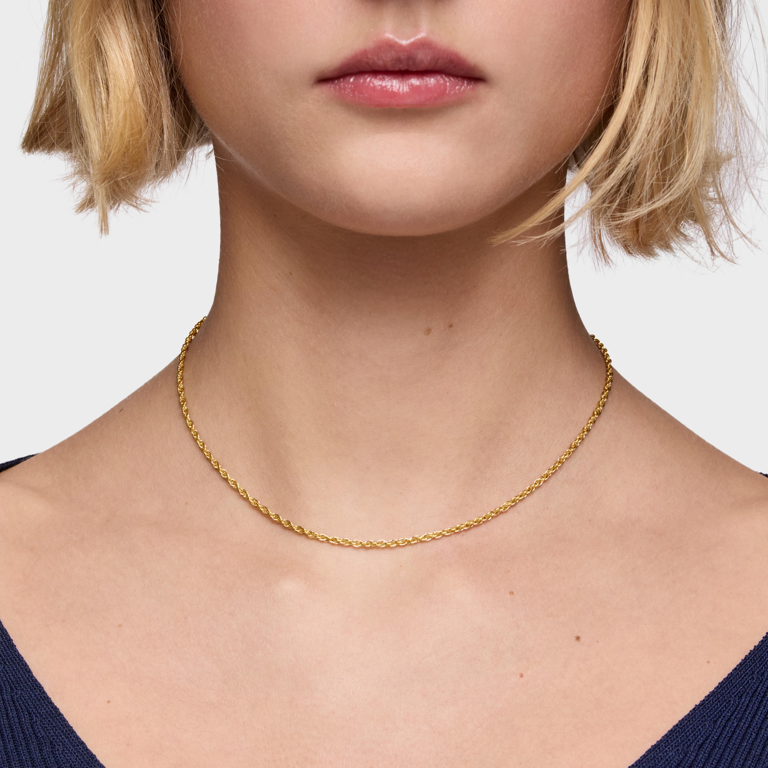 Cord Choker with 18K gold vermeil measuring 50 cm TOUS Basics