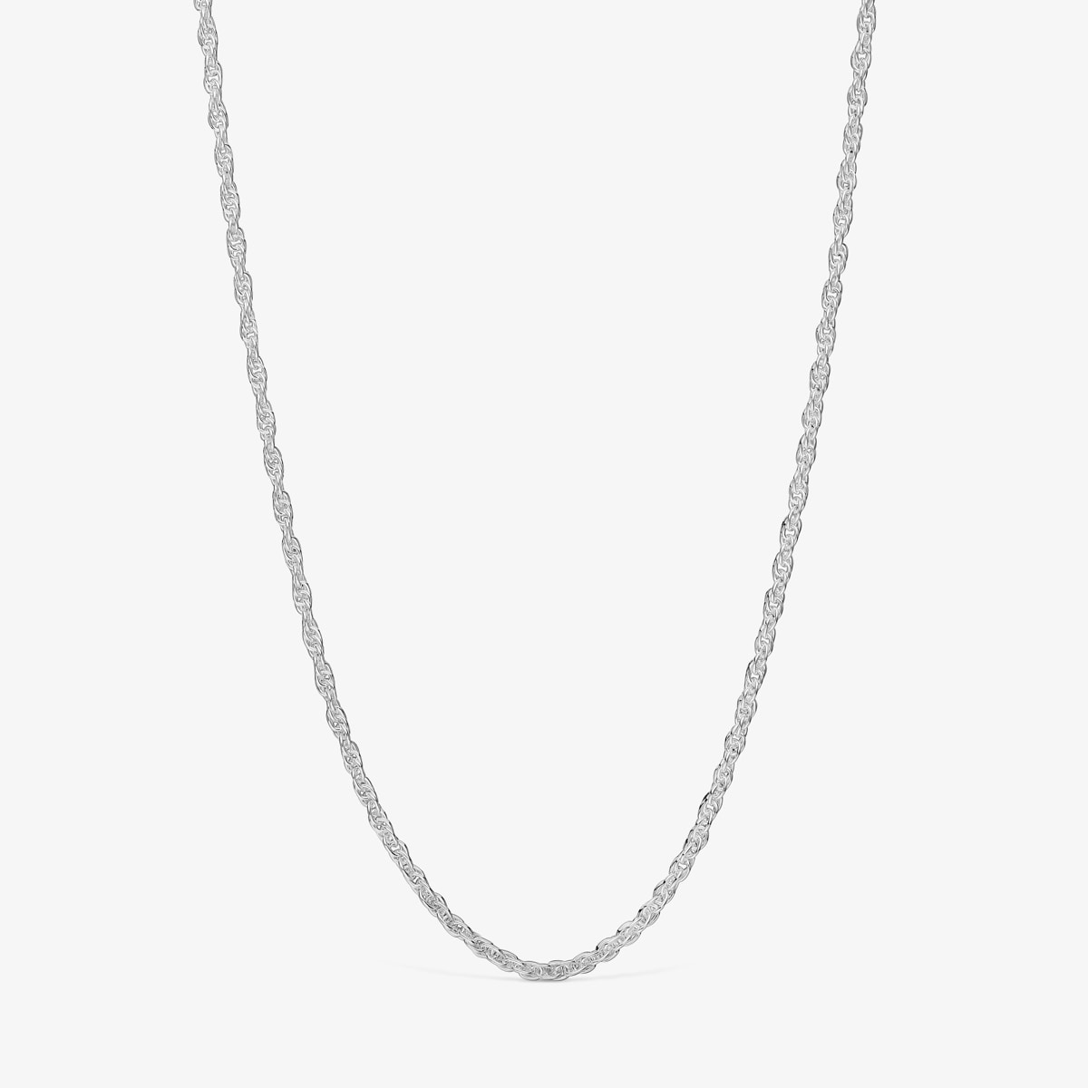 Gargantilla De Plata Cordón 50 Cm Basics