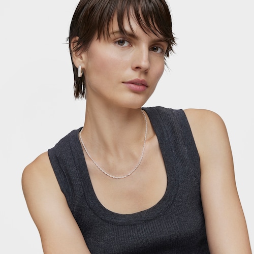 Silver rope Choker measuring 50 cm TOUS Basics