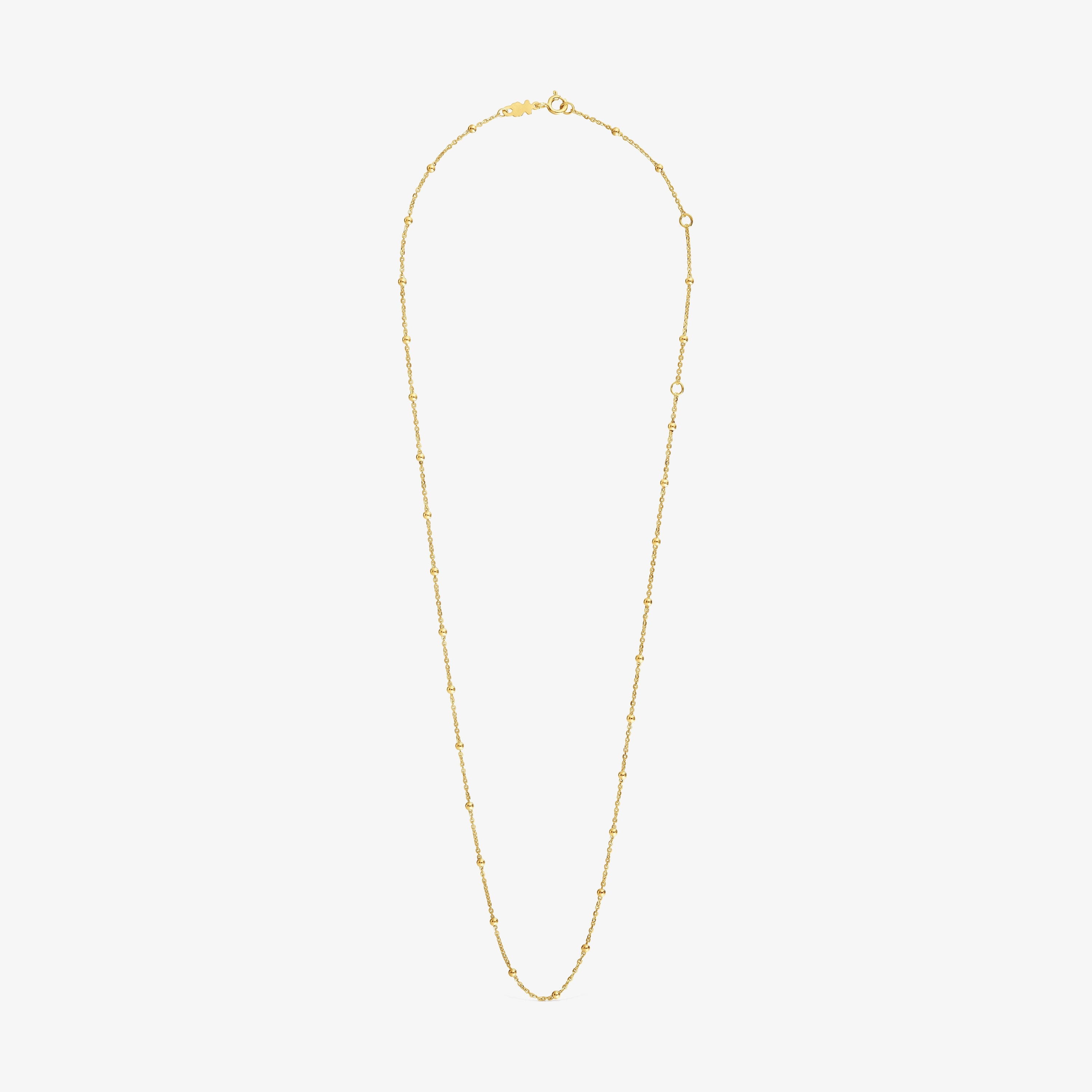 Choker with 18K gold vermeil and alternating balls measuring 60 cm TOUS Basics