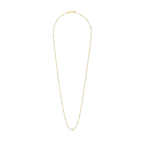 Choker with 18kt gold plating over silver and alternating balls measuring 60 cm TOUS Basics