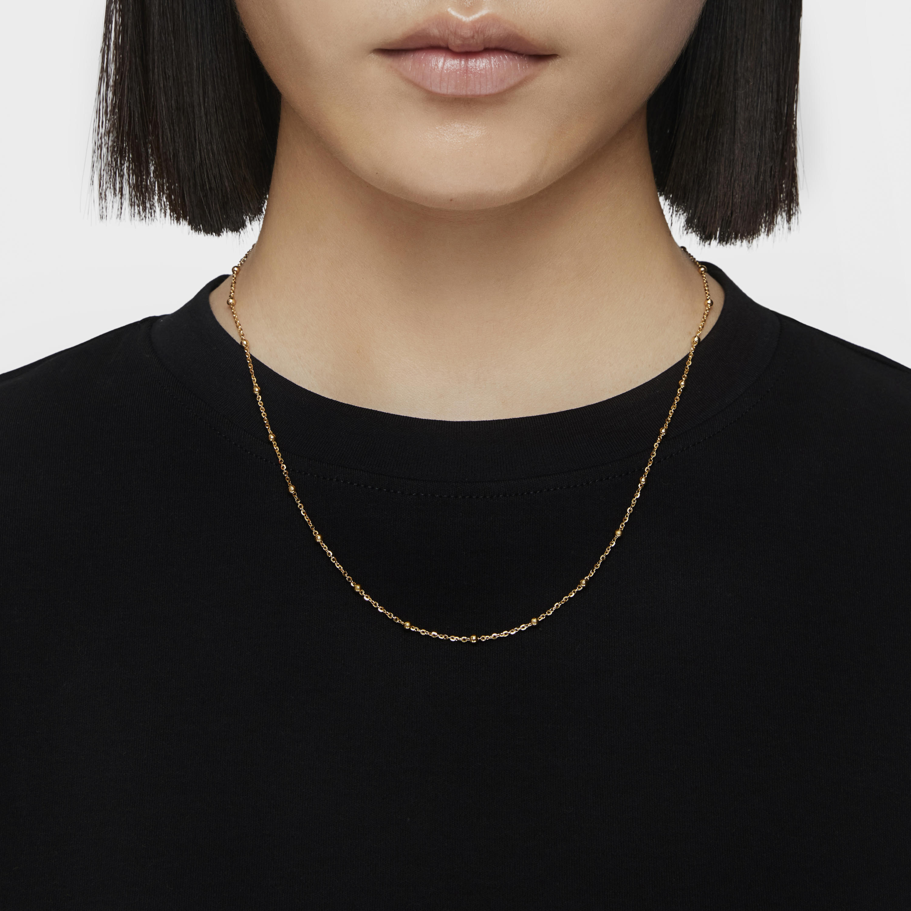 Choker with 18K gold vermeil and alternating balls measuring 60 cm TOUS Basics